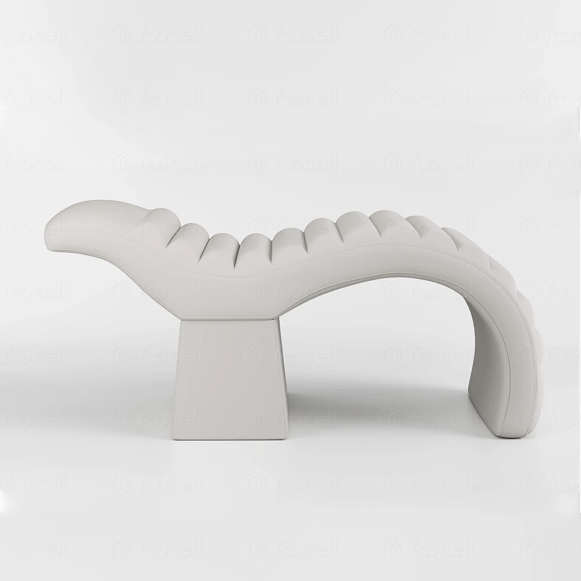 White Curve Lashes Bed AG1203